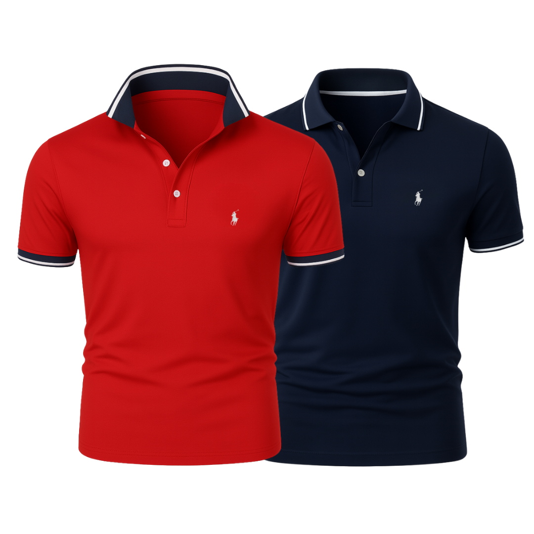 (BUY 1, GET 2) - Premiere Polo Shirt Kit – Professional Line (2-Pack)