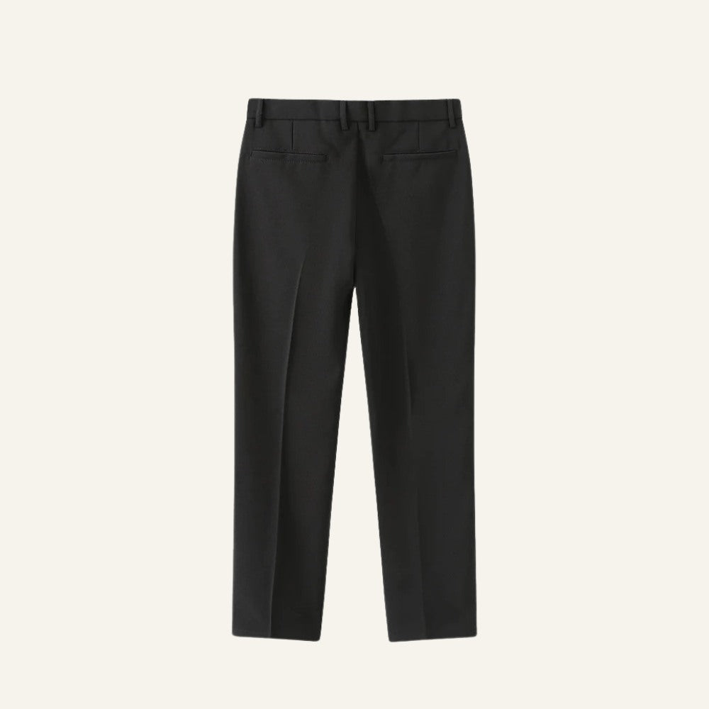 Calca Masculina Slim Old Money Anti Amassado Darvon Preta