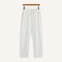 Calca Masculina de Linho Old Money Milford branco