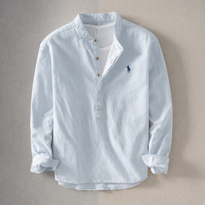 Relaxed Fit Cotton Linen Shirt