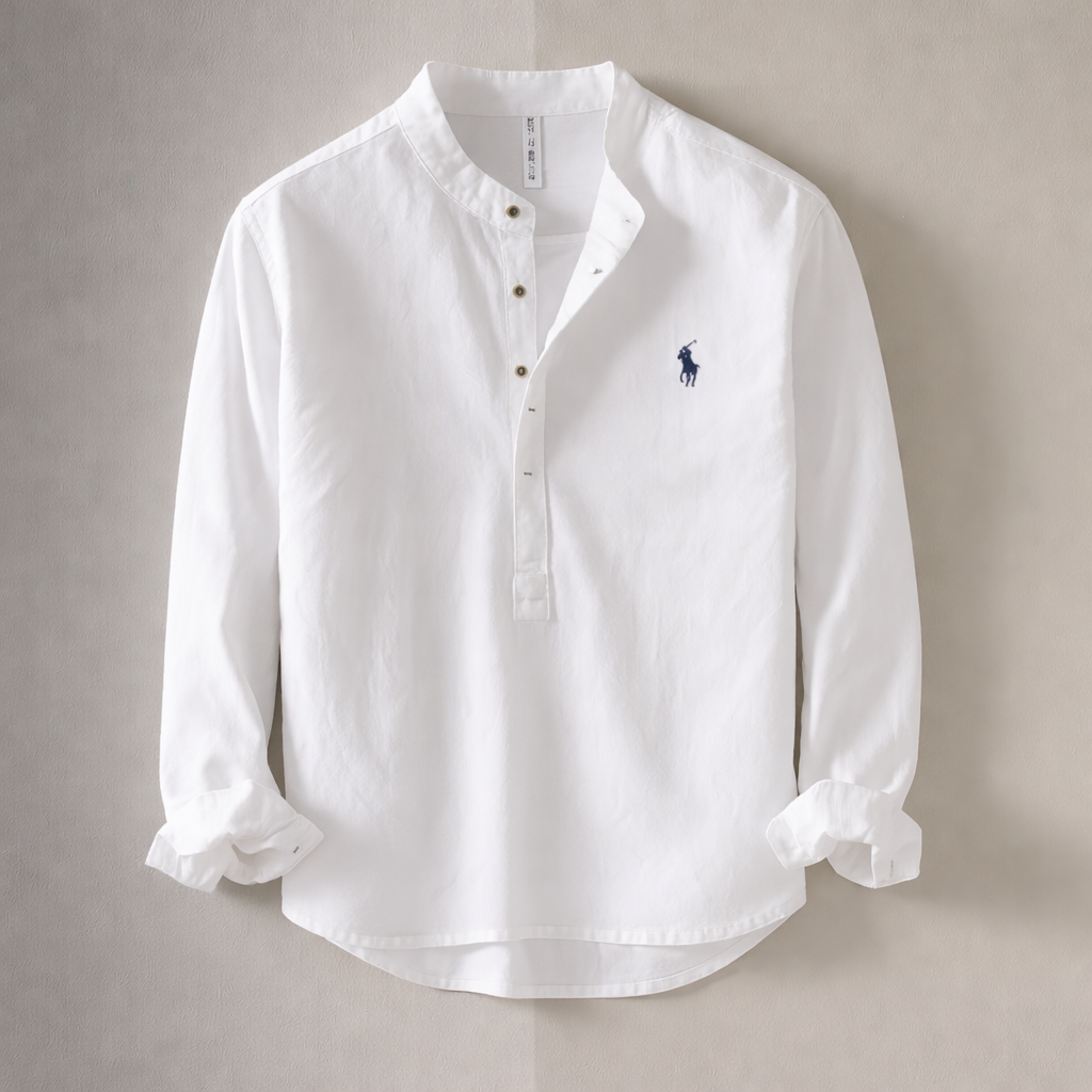 Relaxed Fit Cotton Linen Shirt