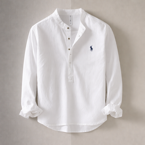 Relaxed Fit Cotton Linen Shirt