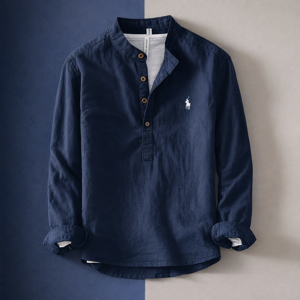Relaxed Fit Cotton Linen Shirt