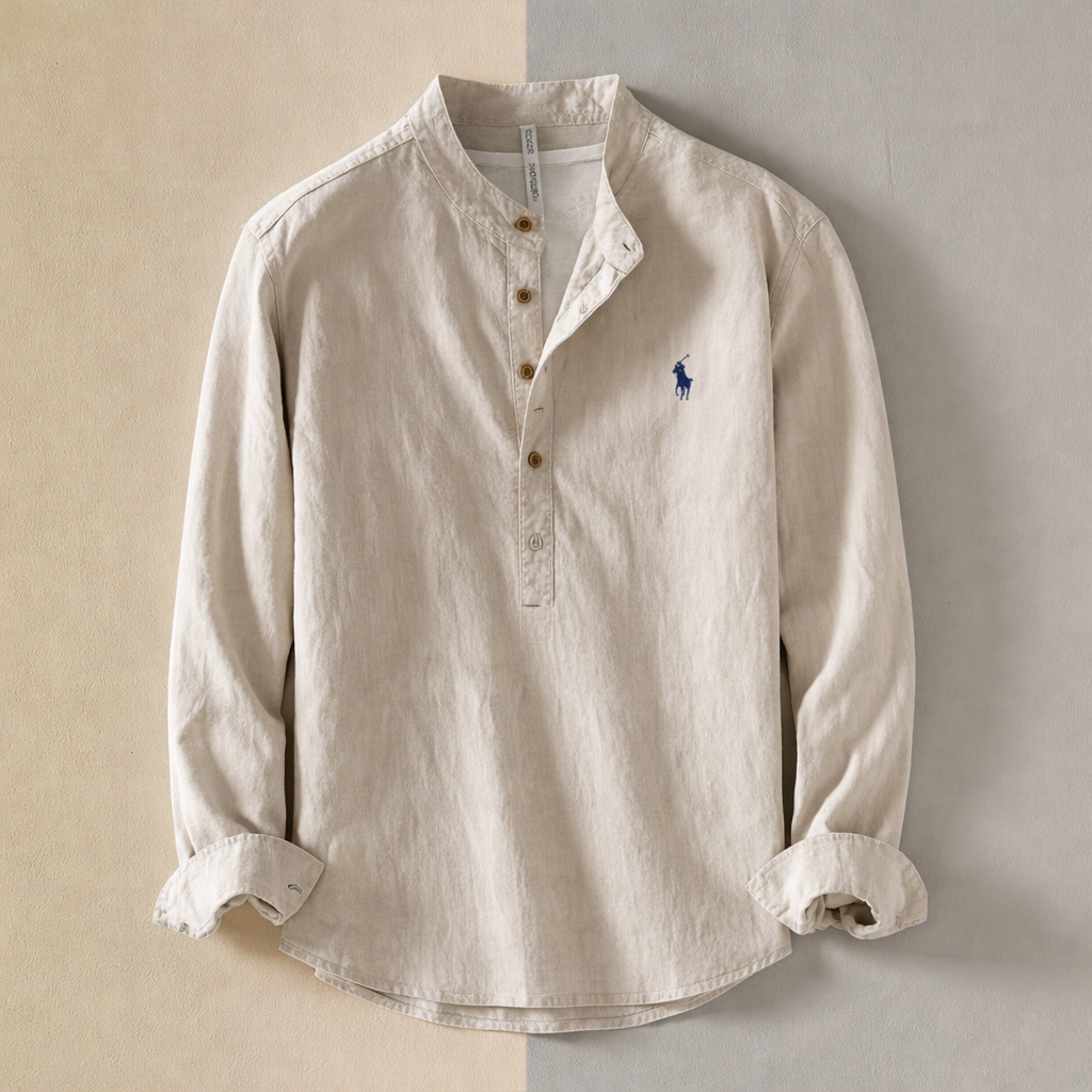 Relaxed Fit Cotton Linen Shirt