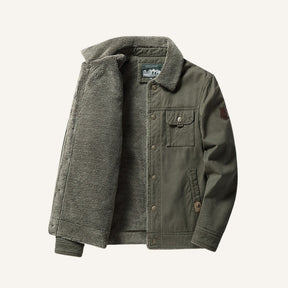 Jaqueta Masculina de Inverno Forrada Maccini verde militar