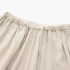 Men's Slim Fit Linen Trousers – Milford beige