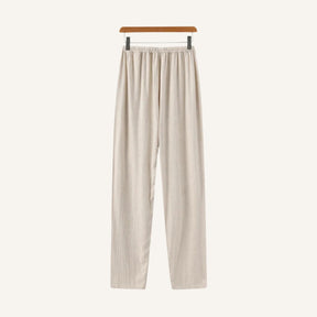 Men's Slim Fit Linen Trousers – Milford beige