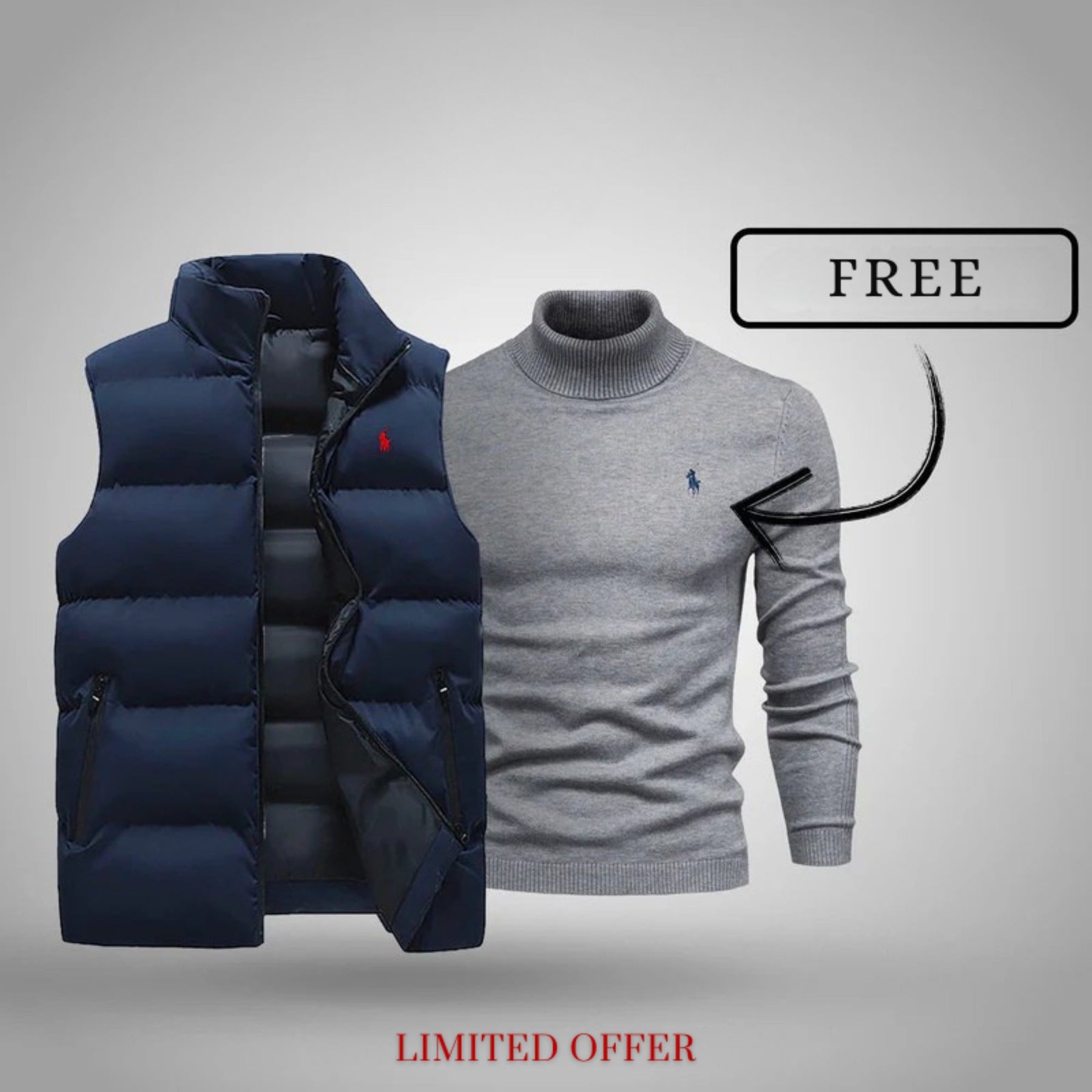 Gilet + Free Jumper (CLEARANCE)