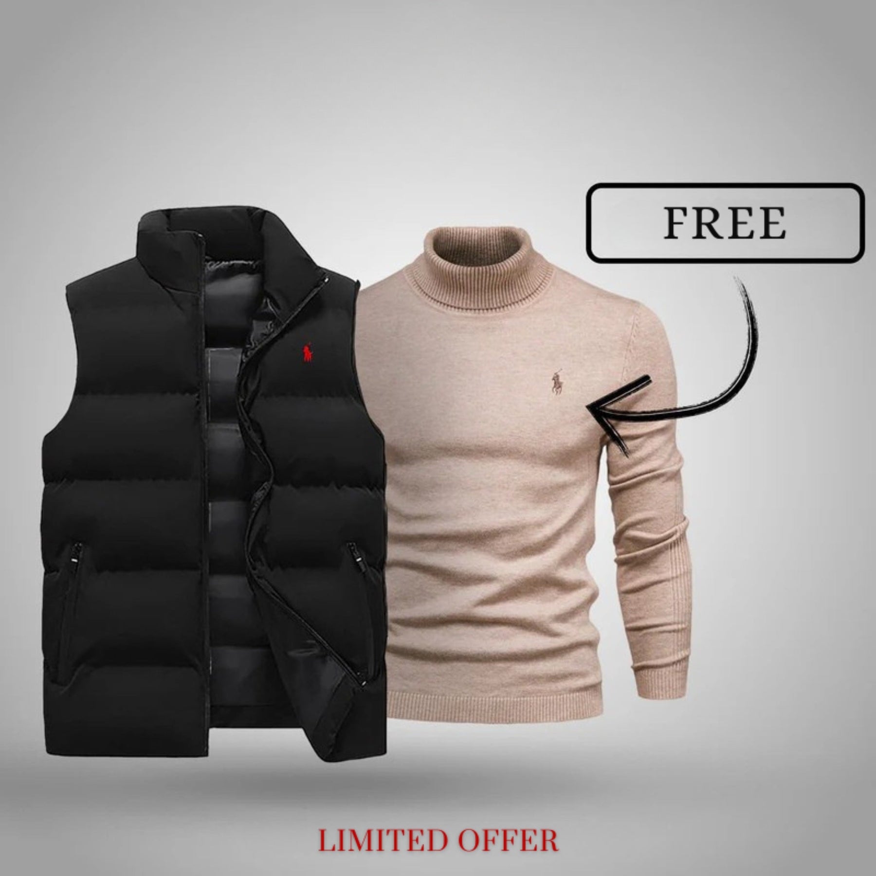 Men’s Aspen Vest + Free Jumper (Clearance)
