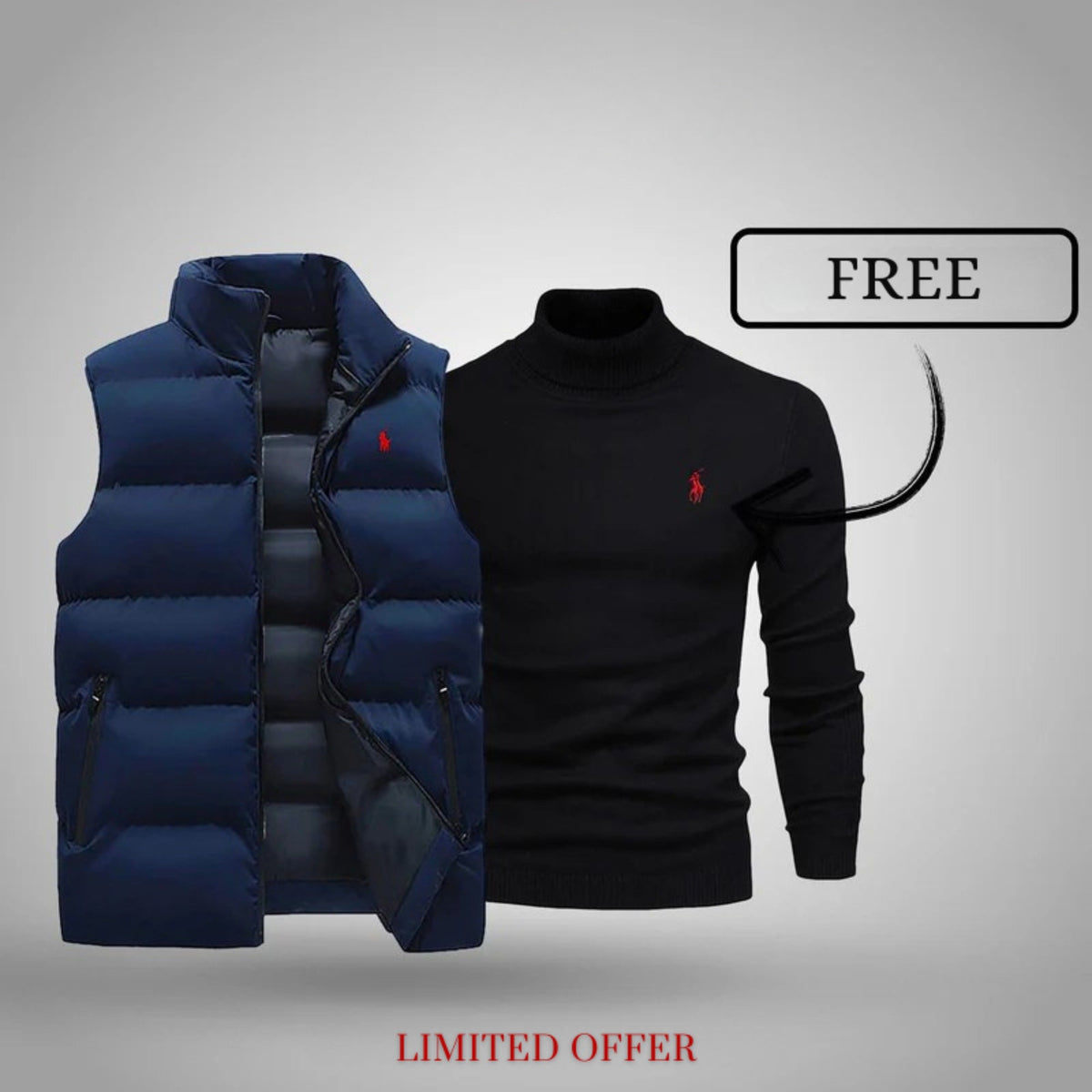 Gilet + Free Jumper (CLEARANCE)