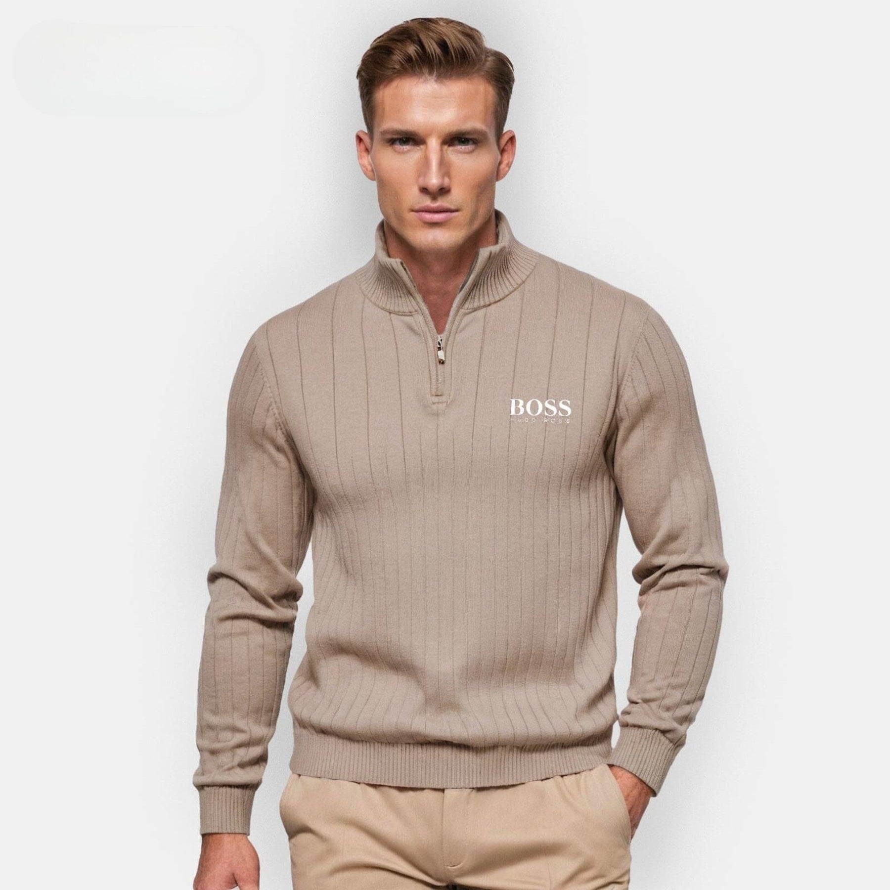 Men's Zip-Up Sweater (Clearance)