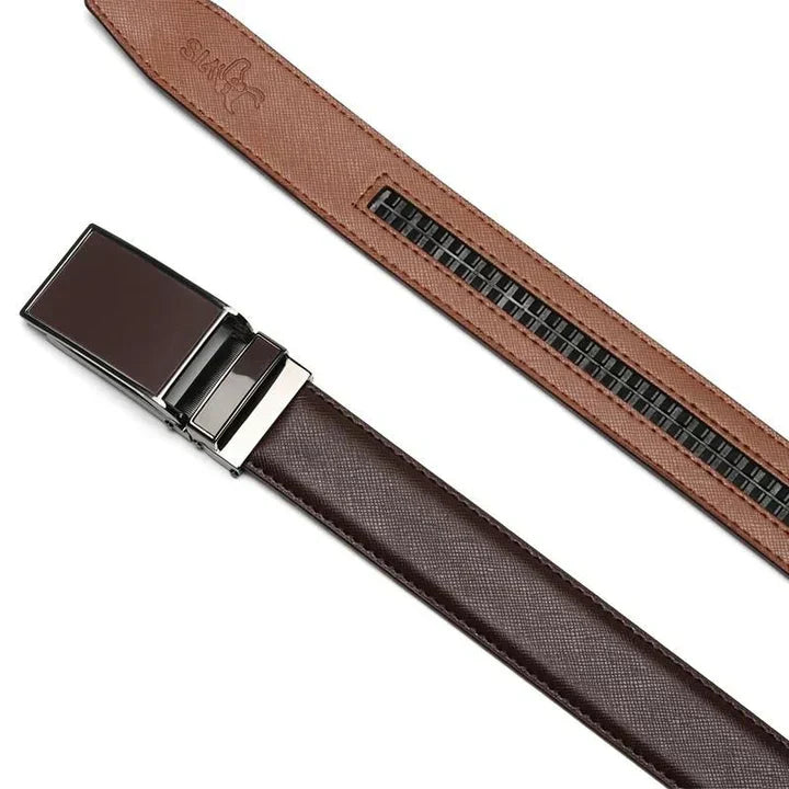 Mens Premium Leather Belt – Sheaf Brown