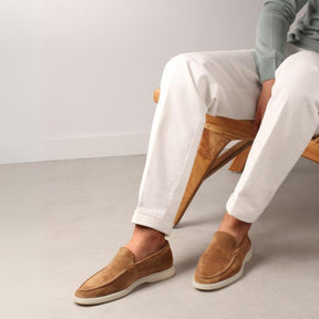 Mocassim de Camurça Masculino Venetto marrom