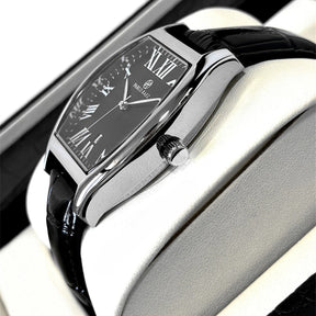 Pablo Leather Watch - Leather Watch Black Black