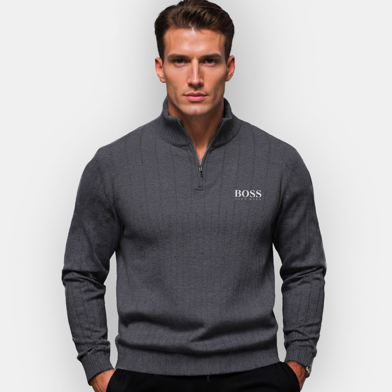 Zip-up sweater (CLEARANCE) + FREE Gift