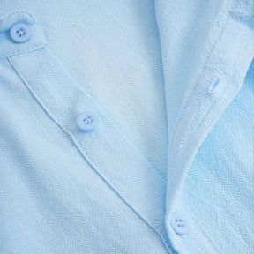 tecido Camisa de Linho Masculina Verano