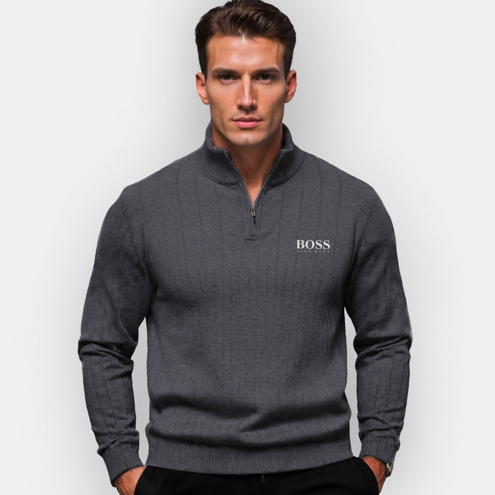 Men's Zip-Up Sweater (Clearance)